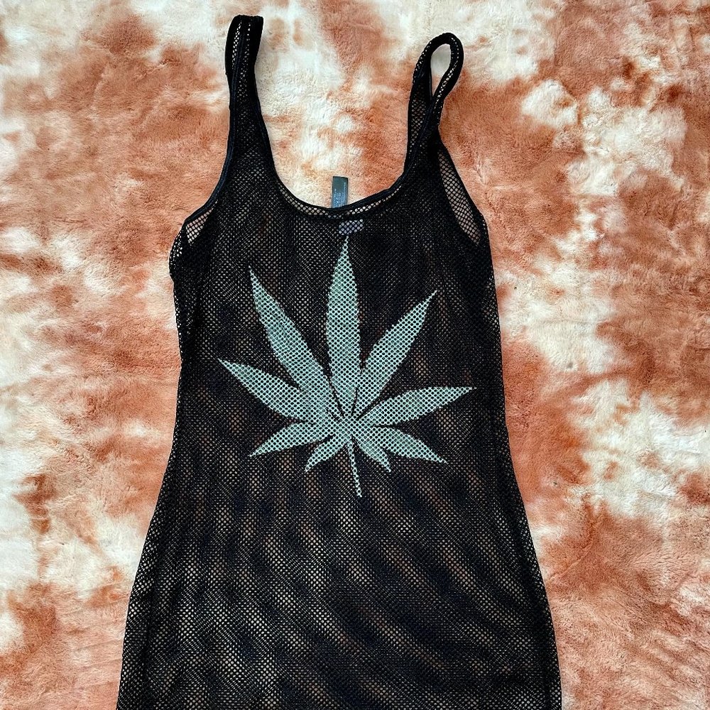 Small Black Mesh Dress